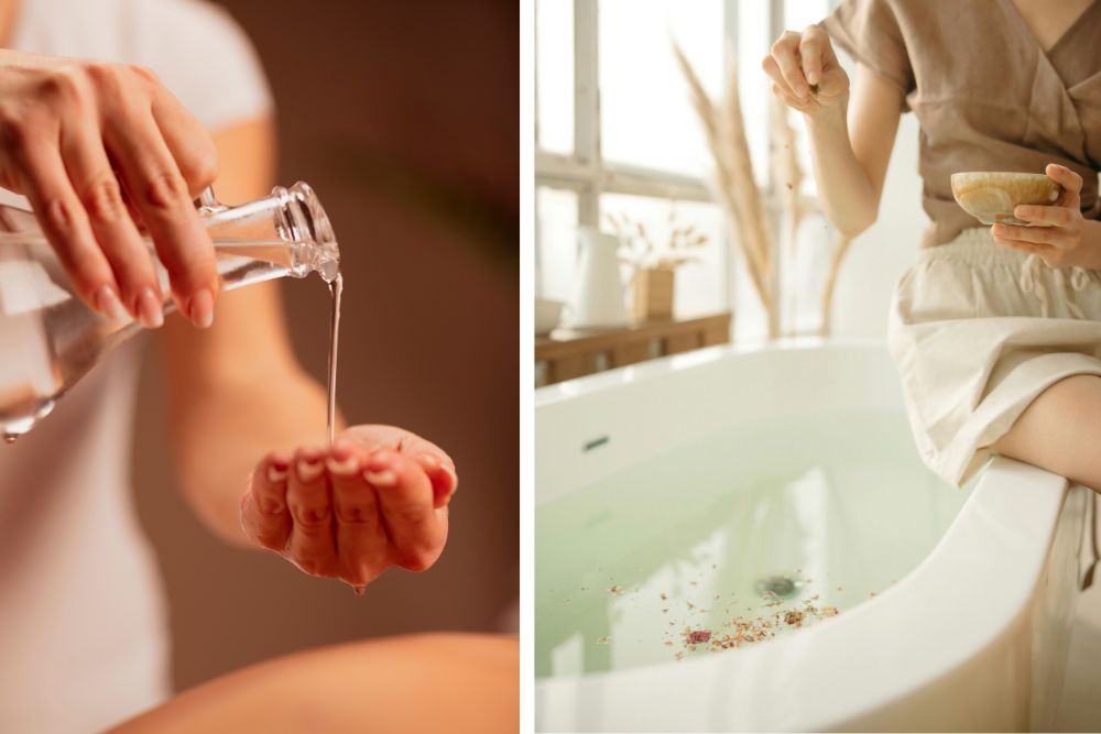 Aromadiffuser med eteriska oljor för naturlig aromaterapi